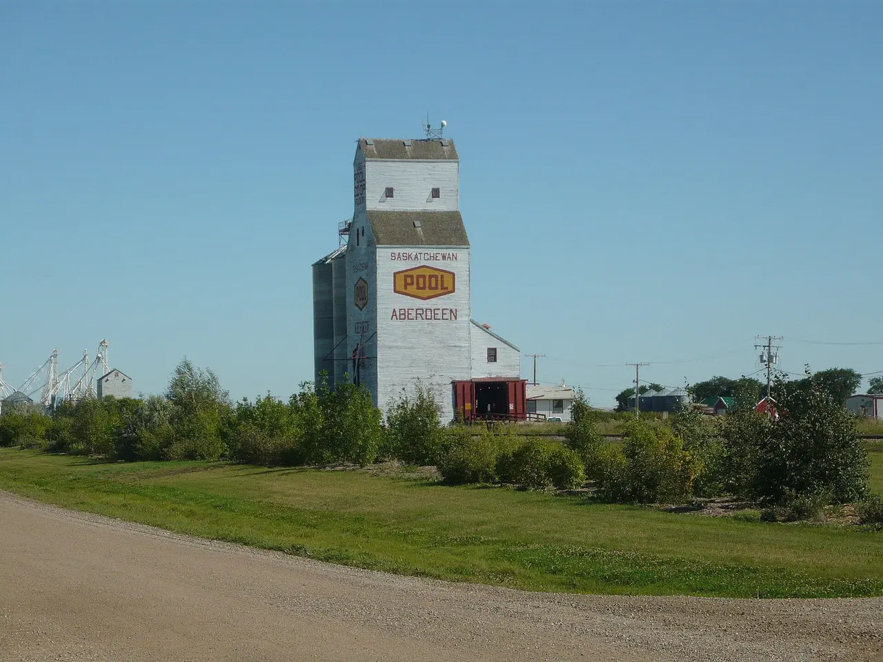 Saskatchewan Wheat Pool grain elevator, 2009